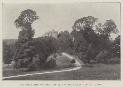 Dunster Castle, Somerset, de zetel van Mr George Fownes Luttrell door English Photographer