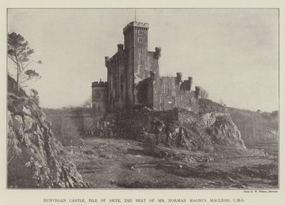 Dunvegan Kasteel, Isle of Skye, de Residentie van Mr. Norman Magnus Macleod, CMG door English Photographer