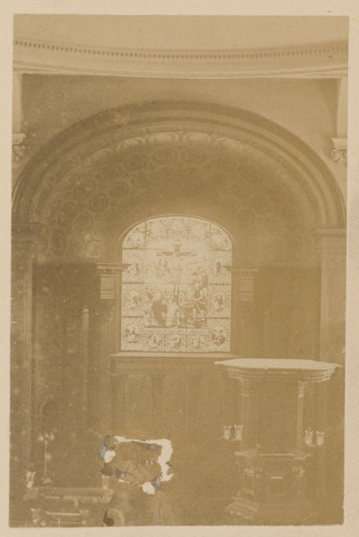 Oostraam van St. Alphege. Greenwich Parochiekerk door English Photographer