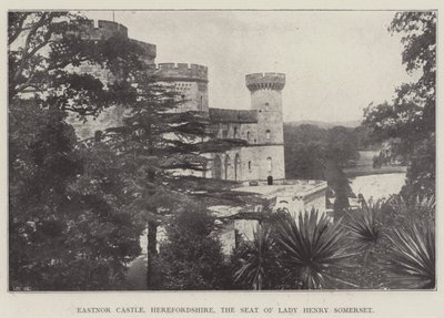 Eastnor Castle, Herefordshire, de zetel van Lady Henry Somerset door English Photographer
