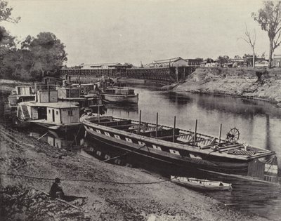 Echuca Kade, Rivier Murray door English Photographer