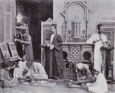 Egypte: Een Mushrebieh Werkplaats door English Photographer
