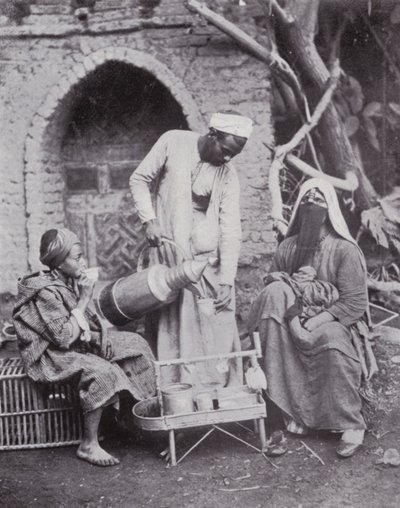 Egypte: Turkse koffie serveren in de straten van Caïro door English Photographer
