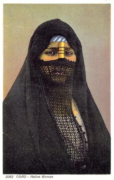 Egyptische vrouw door English Photographer