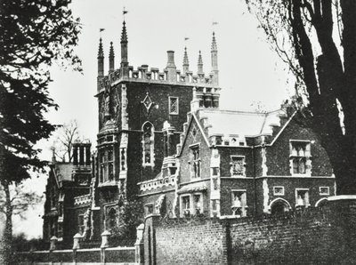 Elizabethan School, Broomhouse Lane: exterieur, 1880 door English Photographer