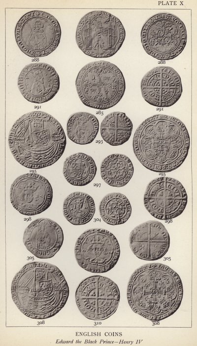 Engelse Munten, Edward de Zwarte Prins, Henry IV door English Photographer