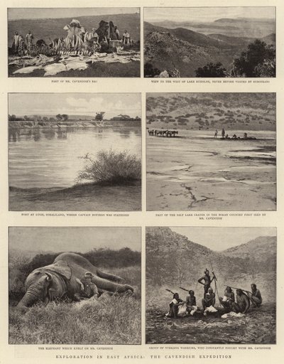 Verkenning in Oost-Afrika, de Cavendish Expeditie door English Photographer