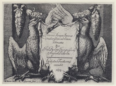 F Barlow, Diversae avium species, G Faithorne 1658 door English Photographer