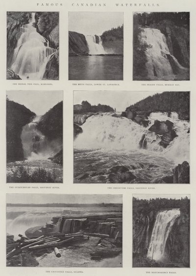Beroemde Canadese Watervallen door English Photographer