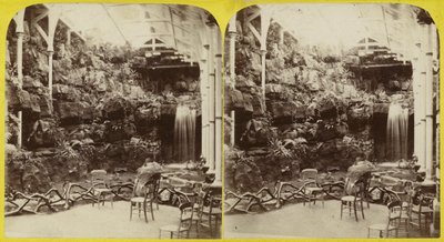 Varentuin en waterval bij Brighton Aquarium door English Photographer