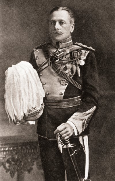 Veldmaarschalk Douglas Haig, 1e Graaf Haig, uit The Illustrated War News, 1915 door English Photographer