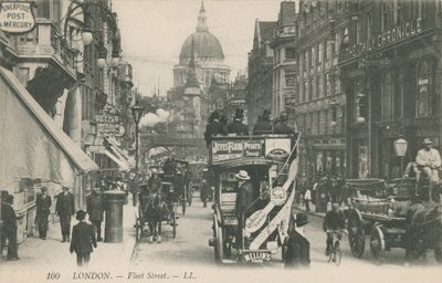 Fleet Street, Londen door English Photographer