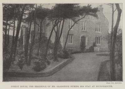 Forest House, de residentie van Mr Gladstone tijdens zijn verblijf in Bournemouth door English Photographer