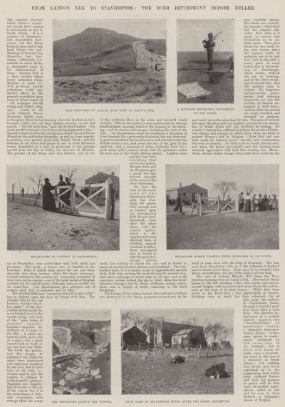 Van Laings Nek naar Standerton, de Boeren terugtocht voor Buller door English Photographer