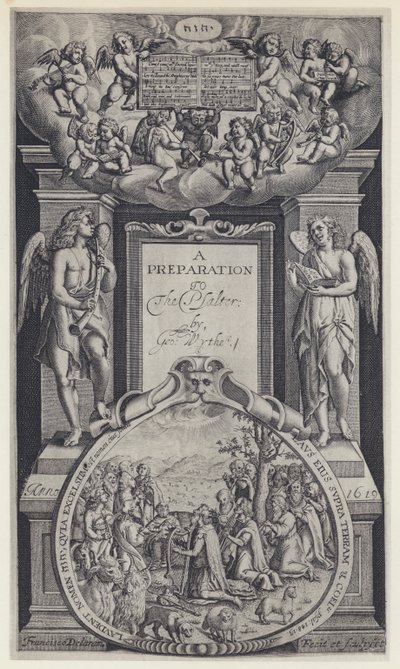 G Wither, Een Voorbereiding op de Psalter, N Okes 1619 door English Photographer