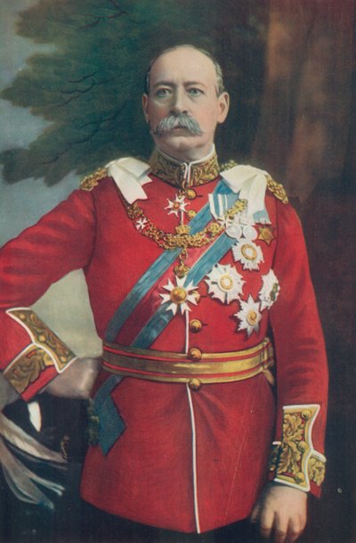 Generaal Sir Francis Wallace Grenfell. Gouverneur van Malta door English Photographer
