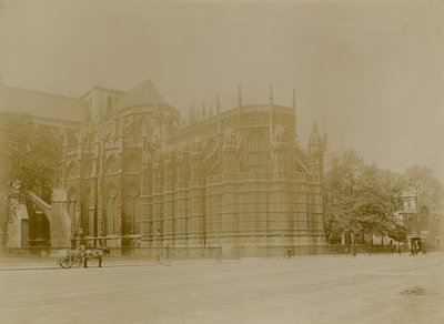 Algemeen uitzicht op Poets Corner in Westminster Abbey door English Photographer