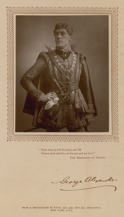 George Alexander, acteur door English Photographer