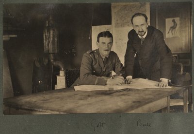 Golt en Lucien Bull, ca. 1916 door English Photographer