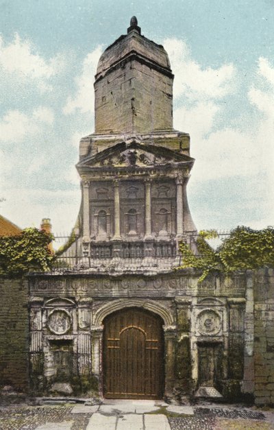 Gonville en Caius College, de Poort van Eer door English Photographer