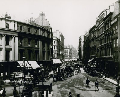 Grace Church Street, Londen door English Photographer