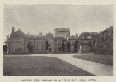 Greystoke Kasteel, Cumberland, de Residentie van Mr. Henry Charles Howard door English Photographer