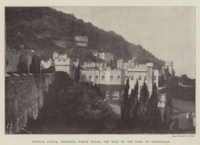 Gwyrch Kasteel, Abergele, Noord-Wales, de Residentie van de Graaf van Dundonald door English Photographer