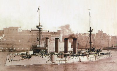 HMS Aboukir, 1902 door English Photographer