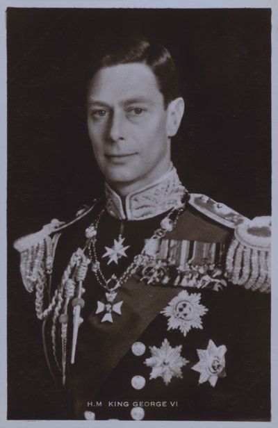 Koning George VI door English Photographer