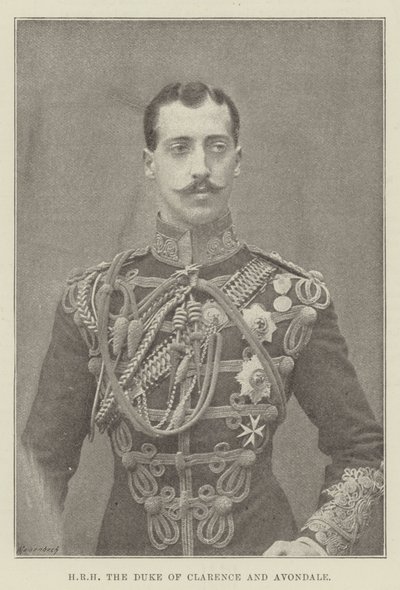 ZKH de hertog van Clarence en Avondale door English Photographer