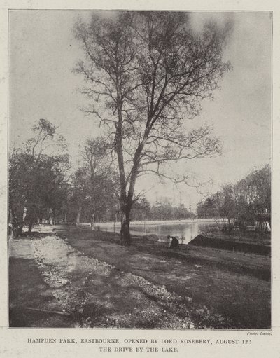 Hampden Park, Eastbourne, geopend door Lord Rosebery, 12 augustus, de Rit langs het Meer door English Photographer