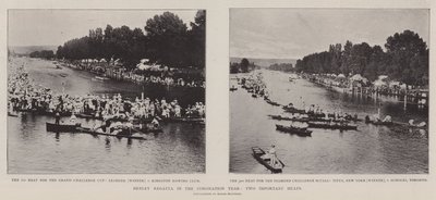 Henley Regatta in het Kroningsjaar, Twee Belangrijke Heats door English Photographer