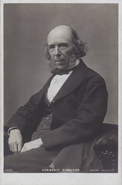 Herbert Spencer (zwart-wit foto) door English Photographer