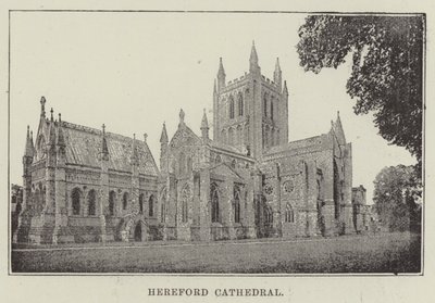 Kathedraal van Hereford door English Photographer