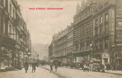 High Street, Kensington door English Photographer