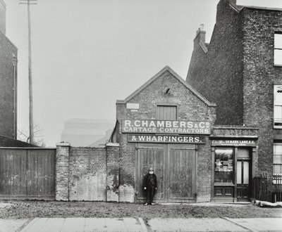 High Street, North Woolwich; later Pier Road, 1899 door English Photographer
