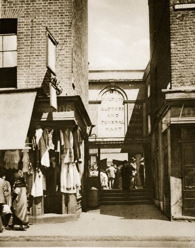 Houndsditch kledingmarkt door English Photographer