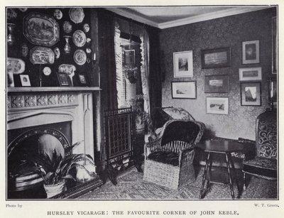 Hursley Pastorie, de favoriete hoek van John Keble door English Photographer
