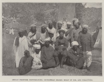 Indiase Grensonlusten, Muhammad Sharif, Khan van Dir, en Volgelingen door English Photographer