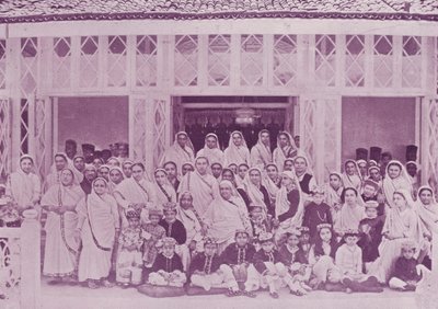 Investituur Navjoti Ceremonie in het Huis van Sir Dinshaw Petit, Baronet door English Photographer