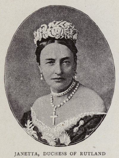 Janetta, hertogin van Rutland door English Photographer