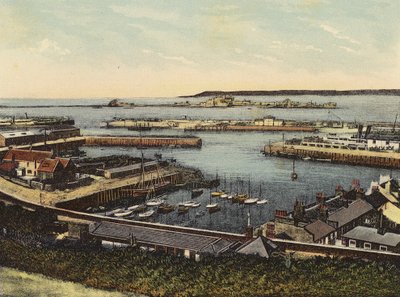 Jersey: De haven, St Helier door English Photographer