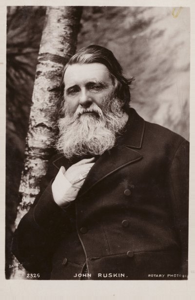 John Ruskin, Engelse schrijver, kunstcriticus, kunstenaar en sociaal denker door English Photographer