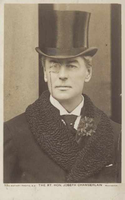 Joseph Chamberlain door English Photographer