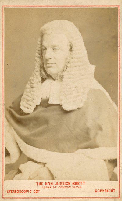 Justice Brett door English Photographer