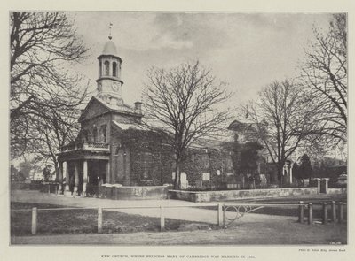 Kew Kerk, waar prinses Mary van Cambridge trouwde in 1866 door English Photographer