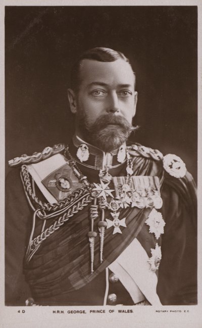 Koning George V, Prins van Wales door English Photographer