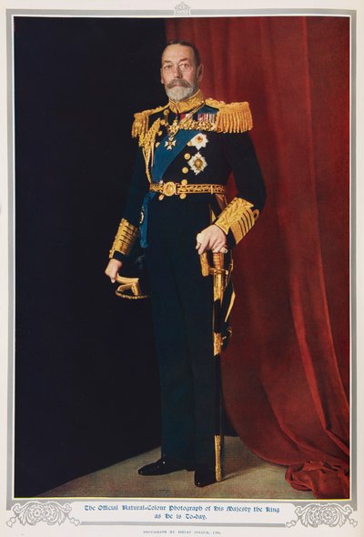 Koning George V in 1935 door English Photographer