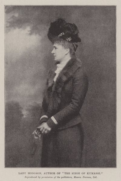 Lady Hodgson, Auteur van The Siege of Kumassi door English Photographer