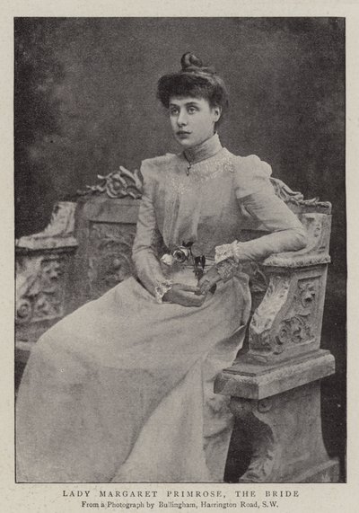 Lady Margaret Primrose, de bruid door English Photographer